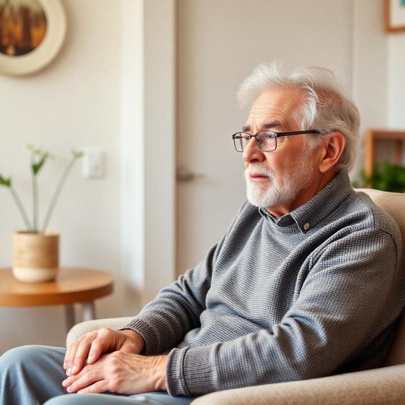 Senior speech therapy session